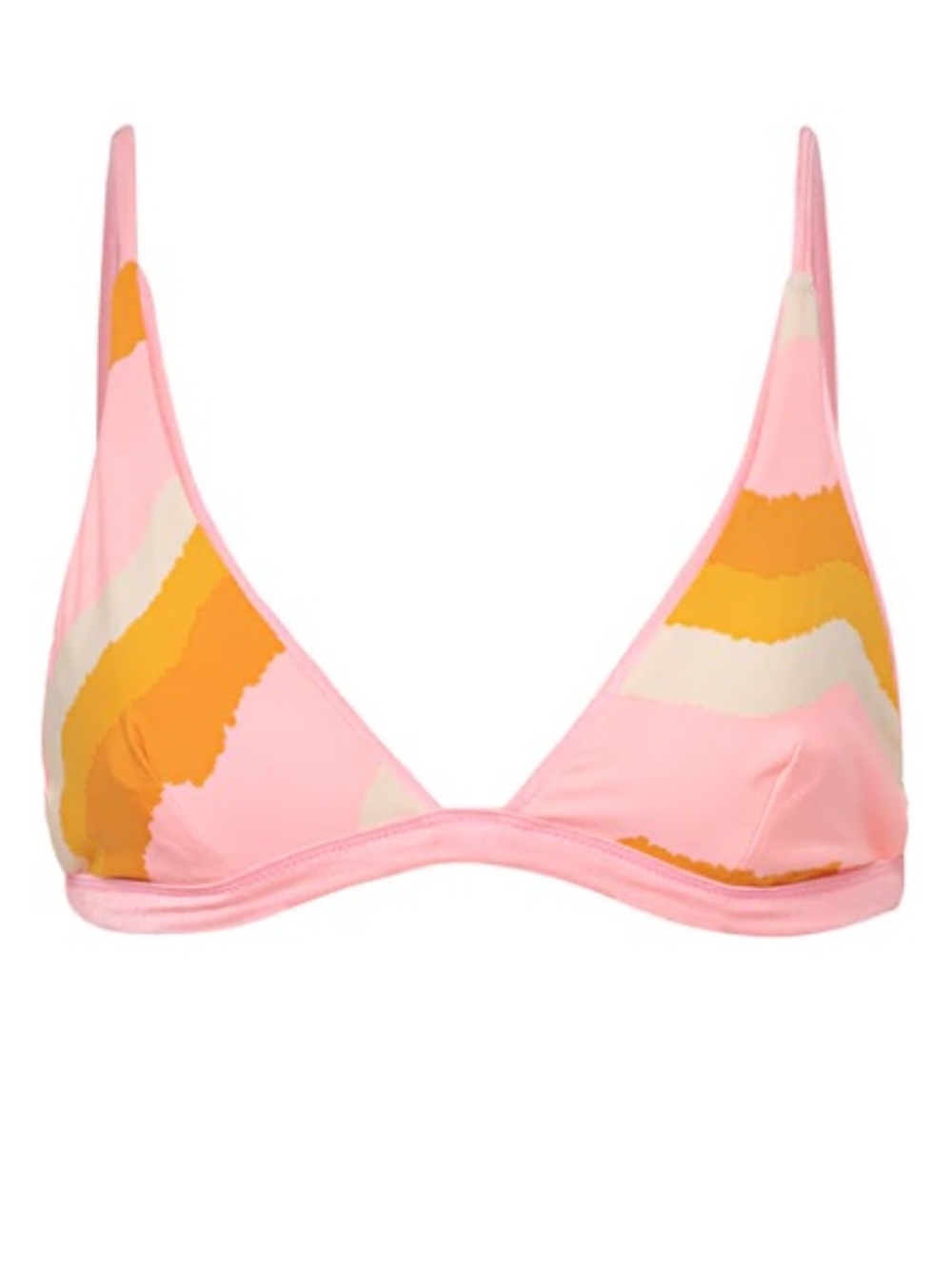 Maaji Orchid Pink Ivy Fixed
Triangle Bikini Top NWOT